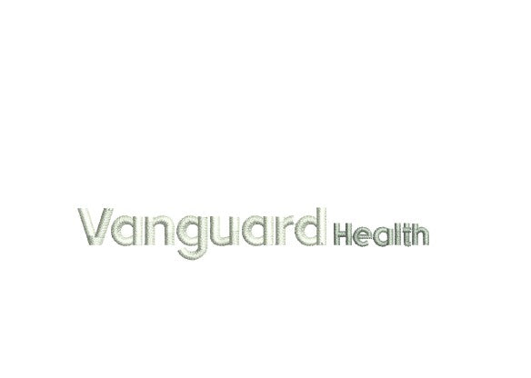 Vanguard Health Unisex Navy Scrub Logo on File (Embroidery Only)